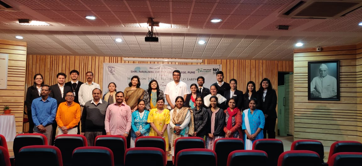 One day seminar on 'No to Plastic Yes to Earth'
